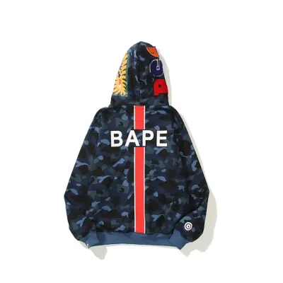 Bape Paris Saint-Germain Co-Branded Ape Head Zip Hoodie 02