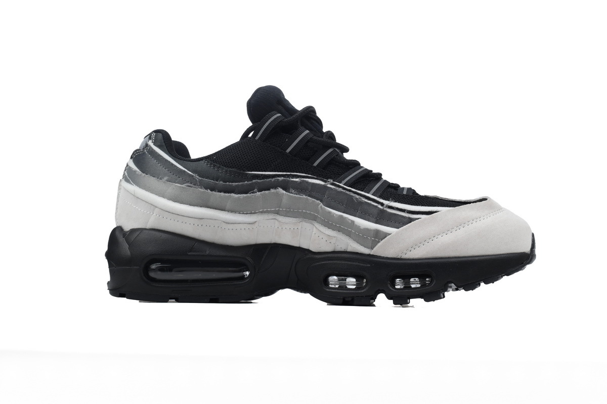 Coco Shoes Nike Air Max 95 Comme des Garcons Black Grey CU8406-101 - Cocoshoesvip.net