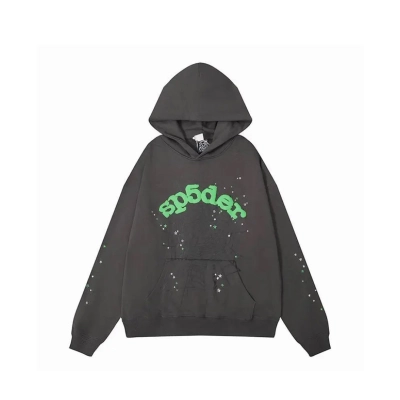 Coco Shoes Sp5der Hoodie Dark Gray 01