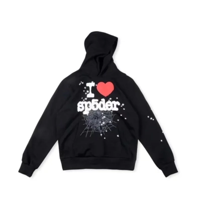 Coco Shoes Sp5der I Heart SP5 Souvenir Hoodie Black 01
