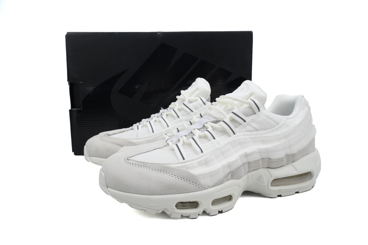 Coco Shoes Nike Air Max 95 Comme des Garcons White CU8406-100 - Cocoshoesvip.net
