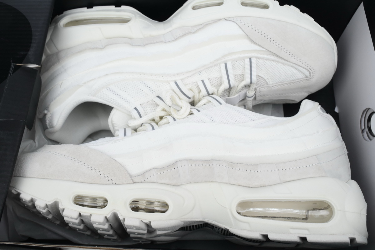 Coco Shoes Nike Air Max 95 Comme des Garcons White CU8406-100 - Cocoshoesvip.net
