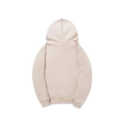 Coco Shoes Sp5der White Letters Red Cobweb Beige Hoodie 02