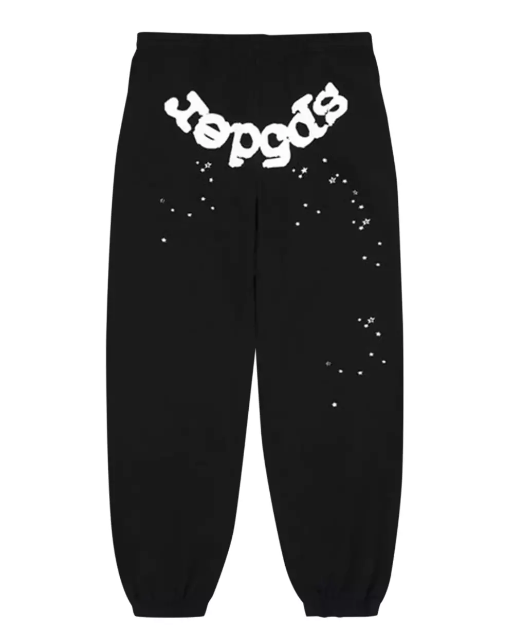Coco Shoes Sp5der OG Web Sweatpant Black - Cocoshoesvip.net
