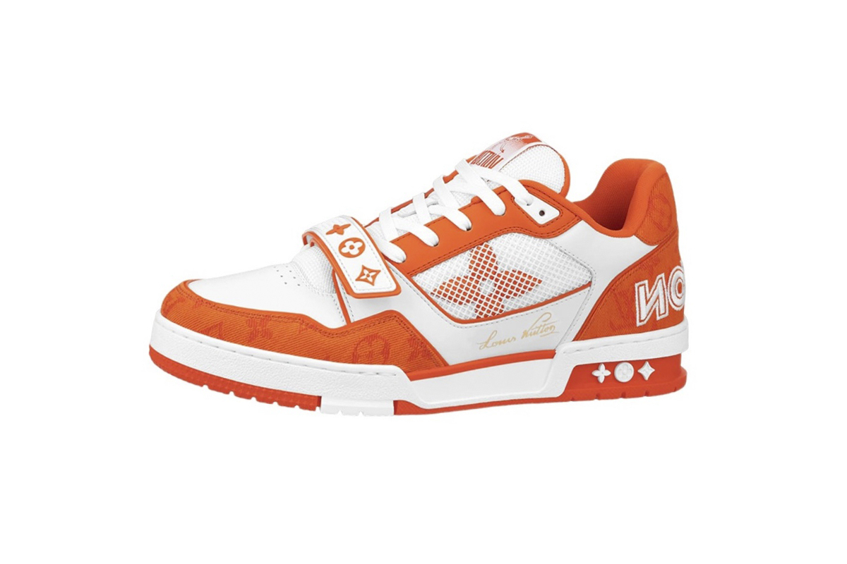 Coco Shoes Louis Vuitton Trainer Monogram Denim Orange 1A9ZD6/1A9ZBO/1A9ZBM/1A9ZBE - Cocoshoesvip.net