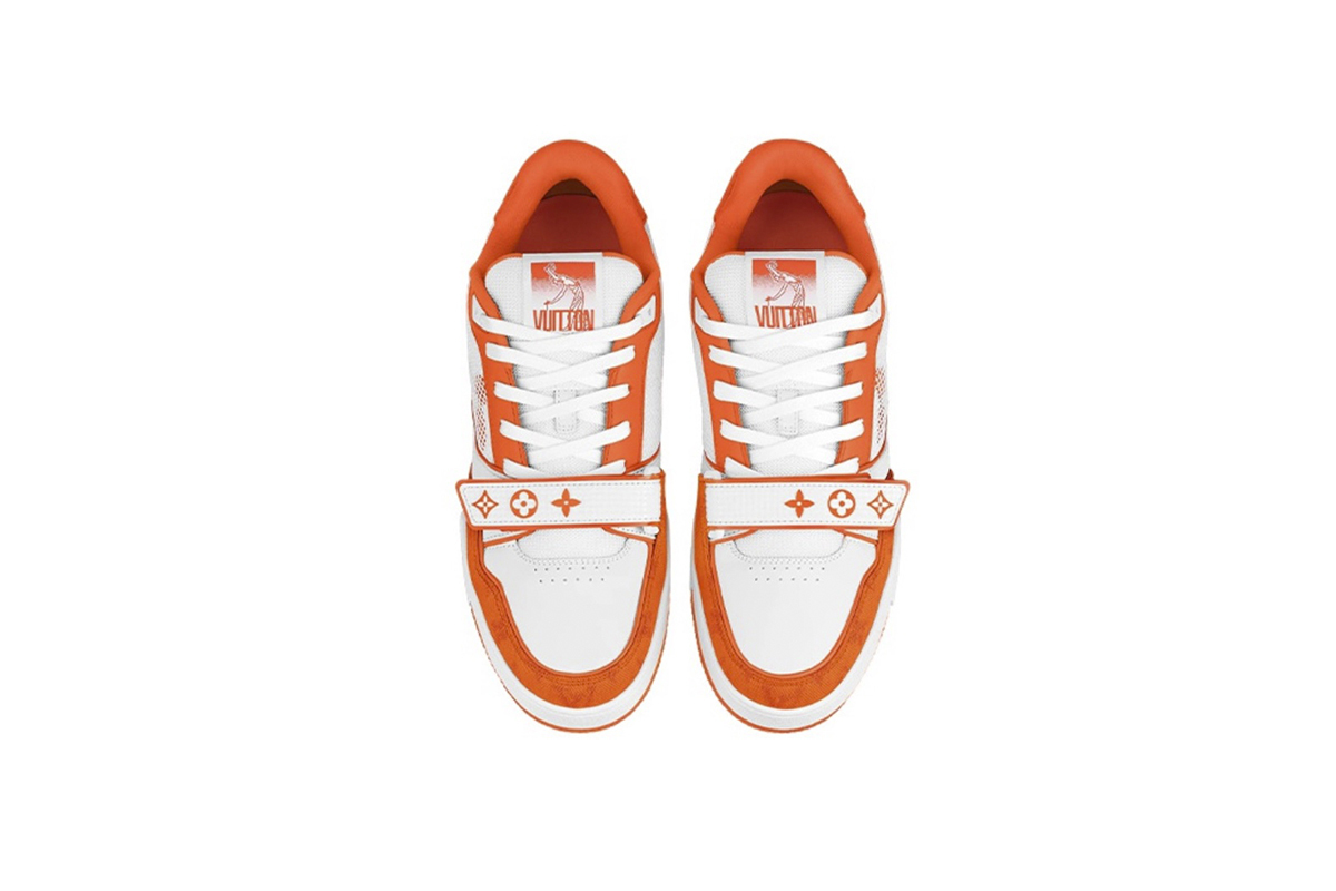 Coco Shoes Louis Vuitton Trainer Monogram Denim Orange 1A9ZD6/1A9ZBO/1A9ZBM/1A9ZBE - Cocoshoesvip.net