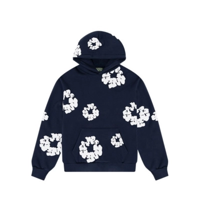 Denim Tears The Cotton Wreath Sweatshirt Navy 01