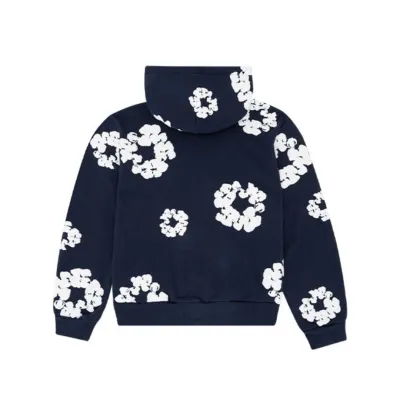 Denim Tears The Cotton Wreath Sweatshirt Navy 02
