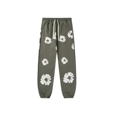 Denim Tears The Cotton Wreath Sweatpants Dark Gray 01
