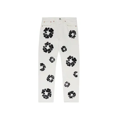 Denim Tears The Cotton Wreath Jean White 01