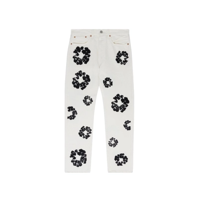 Denim Tears The Cotton Wreath Jean White 01