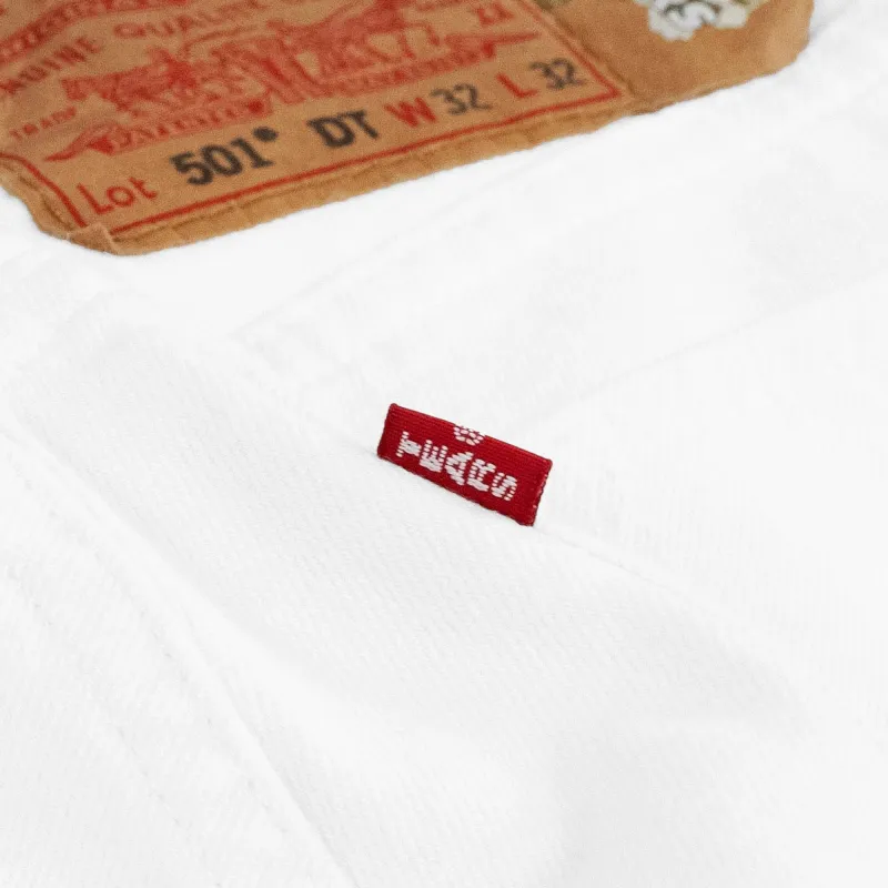 Coco Shoes Denim Tears The Cotton Wreath Jean White - Cocoshoesvip.net