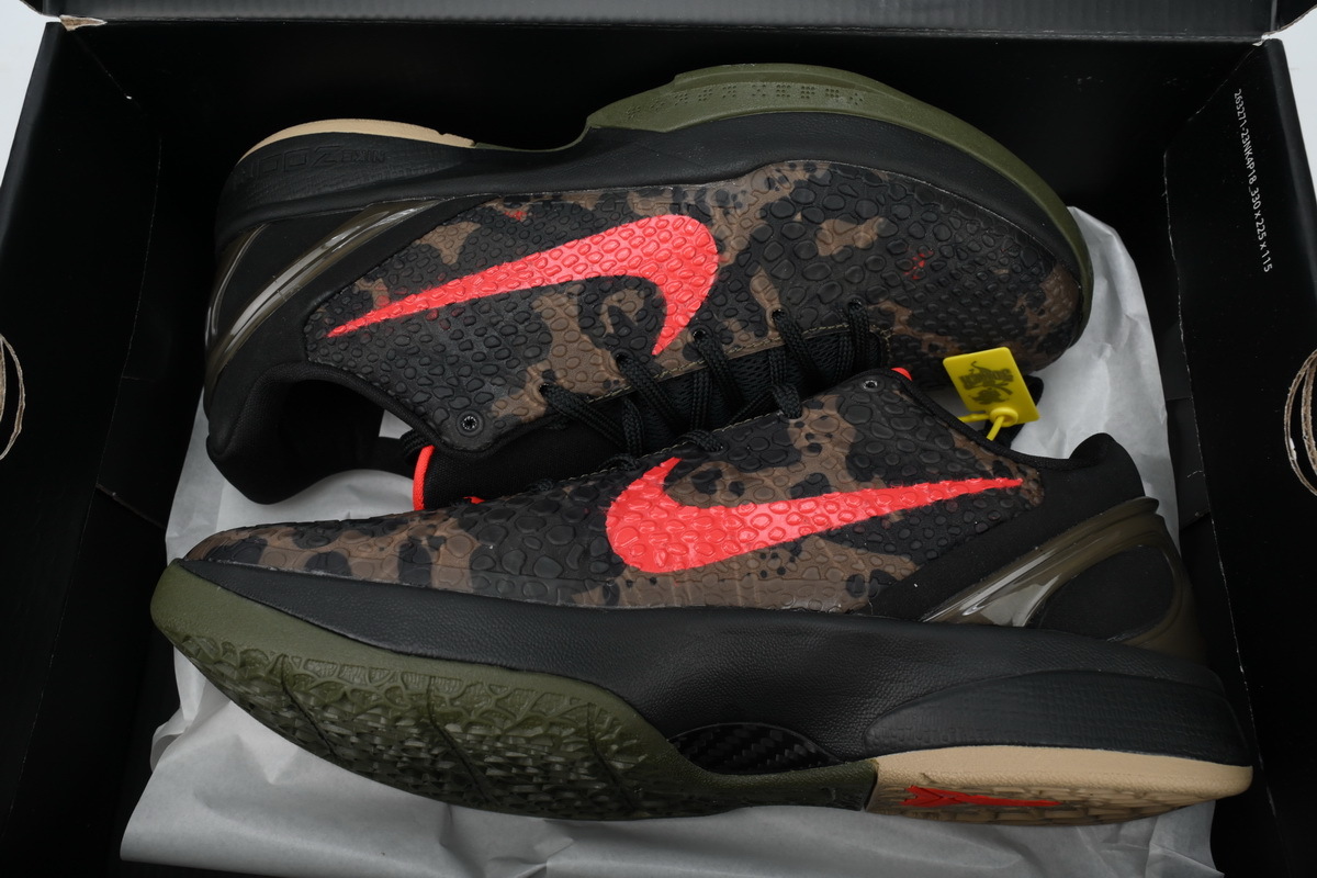 Coco Shoes Nike Kobe 6 Protro Italian Camo (2024) FQ3546-001 - Cocoshoesvip.net