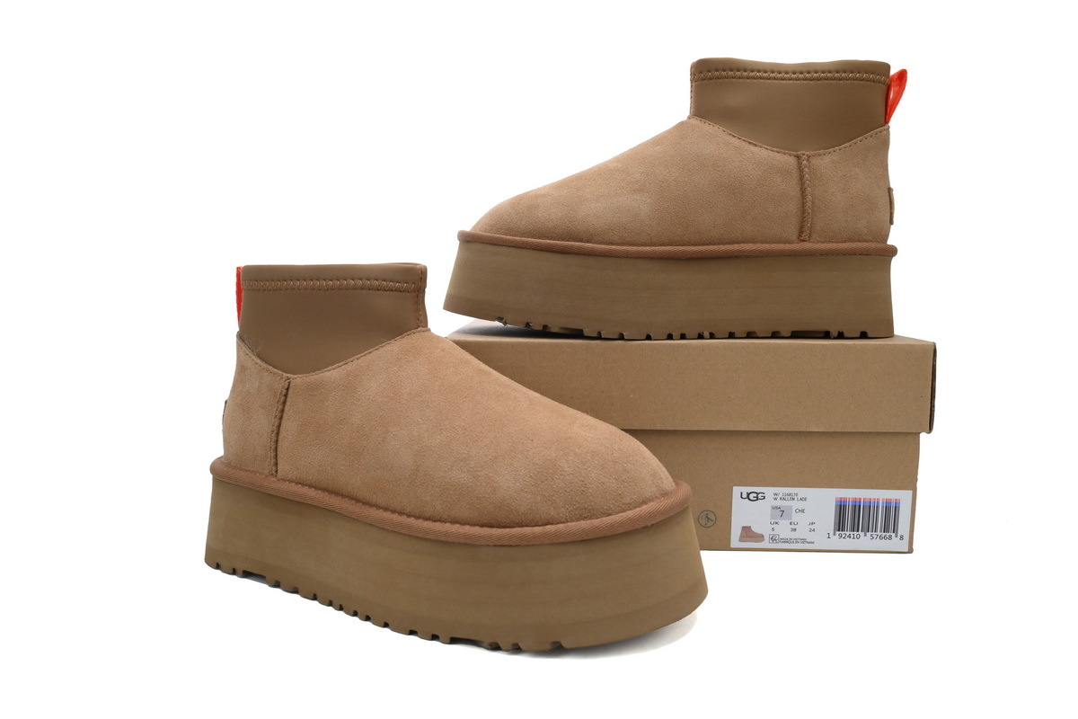 Coco Shoes UGG Classic Mini Dipper Platform Boot Chestnut（Women’s）1168170 - Cocoshoesvip.net