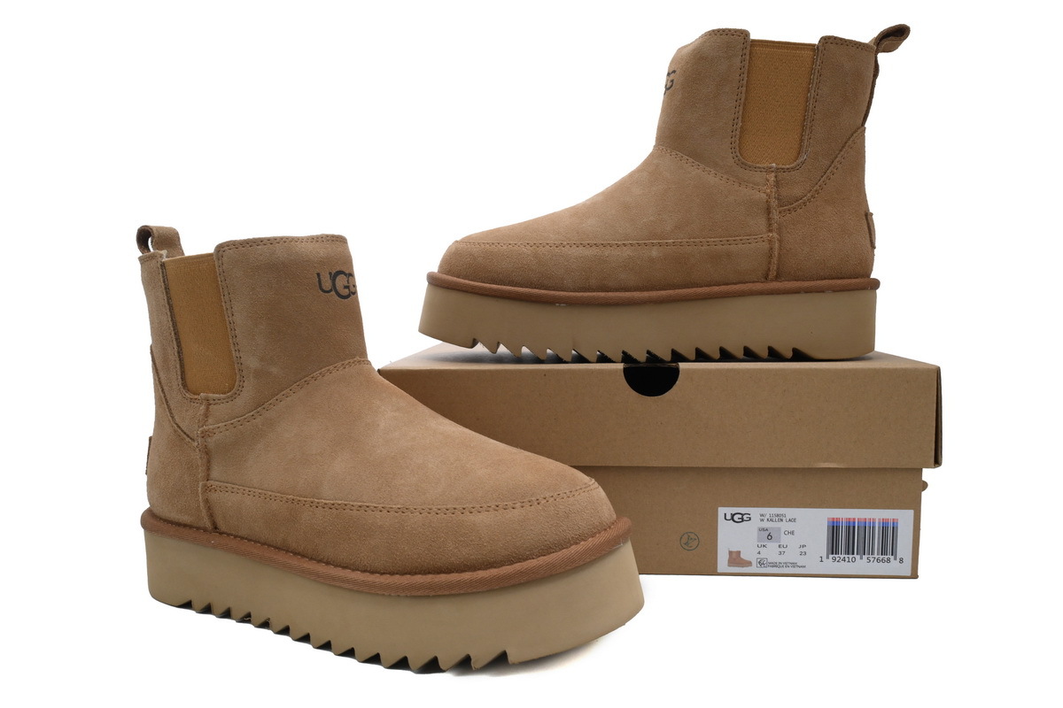 Coco Shoes UGG Classic Chelsea Platform Mini Boot Chestnut (Women's) 1158051-CHE - Cocoshoesvip.net