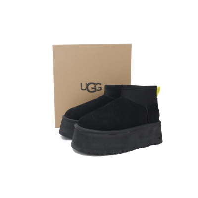 Coco Shoes UGG Classic Mini Dipper Boot Black Yellow (Women's) 1168170-BLK 02