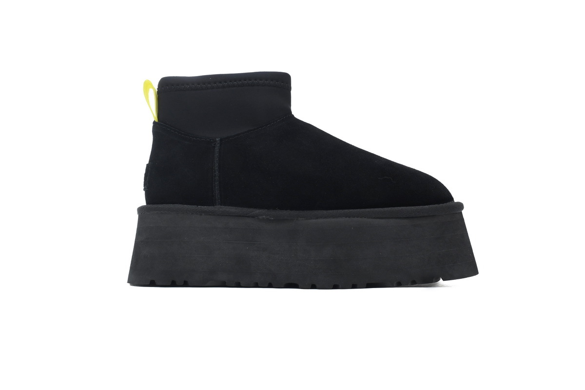 Coco Shoes UGG Classic Mini Dipper Boot Black Yellow (Women's) 1168170-BLK - Cocoshoesvip.net