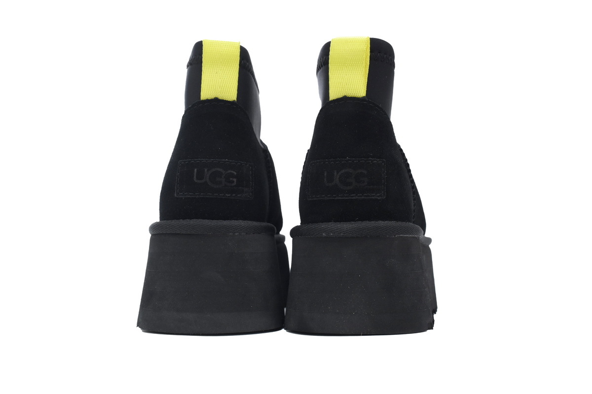 Coco Shoes UGG Classic Mini Dipper Boot Black Yellow (Women's) 1168170-BLK - Cocoshoesvip.net