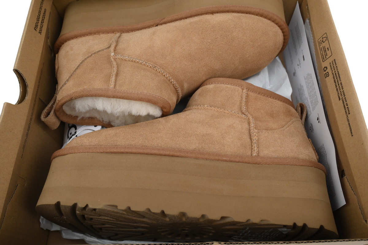 Coco Shoes UGG Classic Ultra Mini Platform Boot Chestnut (Women's) 1135092-CHE - Cocoshoesvip.net