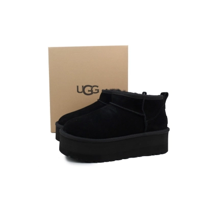 Coco Shoes UGG Classic Ultra Mini Platform Boot Black (Women's) 1135092-BLK 02