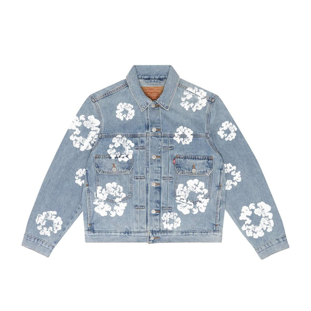Coco Shoes Denim Tears Type-2 All Over Wreath Light Wsah Jacket - Cocoshoesvip.net