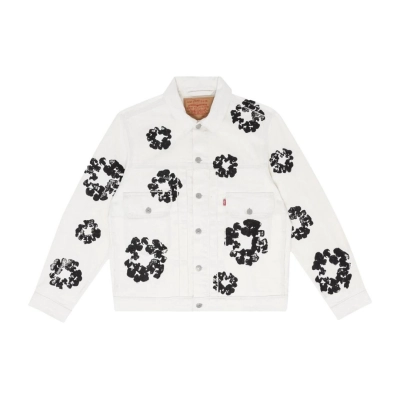 Coco Shoes Denim Tears Type-2 All Over Wreath Jacket White 01