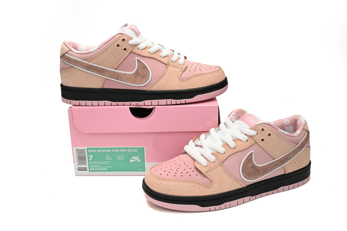 Coco Shoes Nike SB Dunk Low Concepts Pink Lobster BV1310-800 - Cocoshoesvip.net
