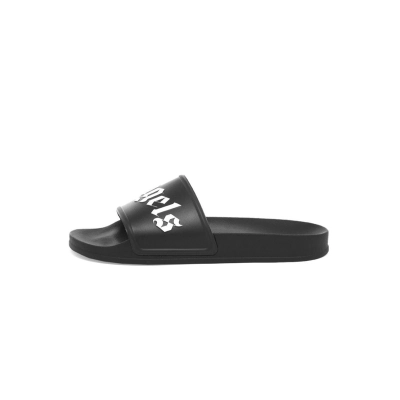 Palm Angels Pool Slides Black PMIC001S21PLA0011001 01