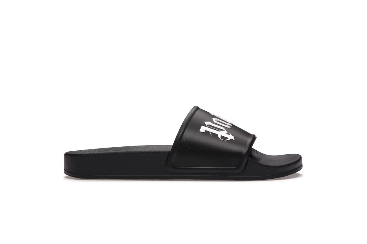Coco Shoes Palm Angels Pool Slides Black PMIC001S21PLA0011001 - Cocoshoesvip.net