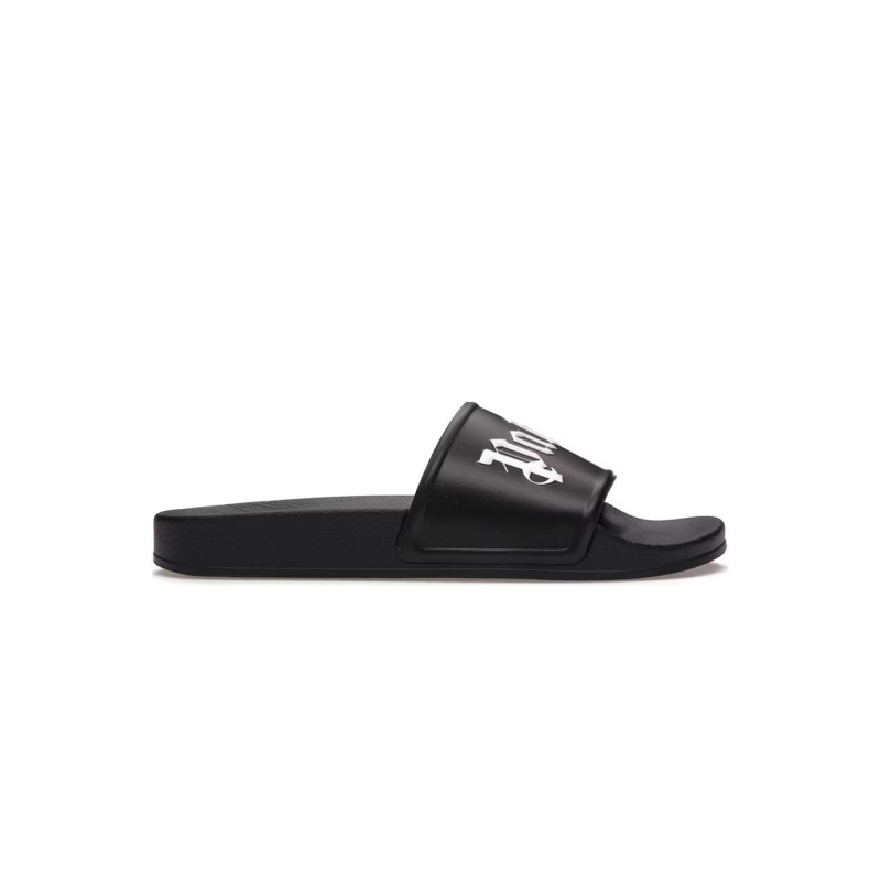 Coco Shoes Palm Angels Pool Slides Black PMIC001S21PLA0011001 - Cocoshoesvip.net