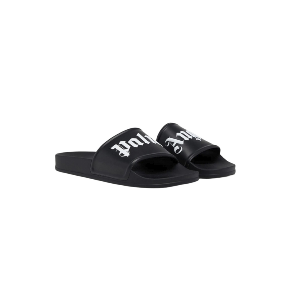 Coco Shoes Palm Angels Pool Slides Black PMIC001S21PLA0011001 - Cocoshoesvip.net