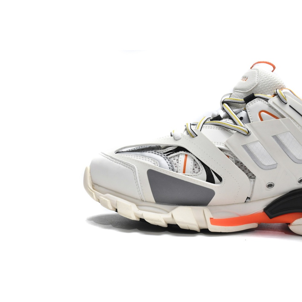 Coco Shoes Balenciaga Track White Orange(Without LED)542436 W1GB1 9059 - Cocoshoesvip.net