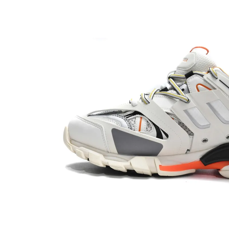 Coco Shoes Balenciaga Track White Orange(Without LED)542436 W1GB1 9059 - Cocoshoesvip.net