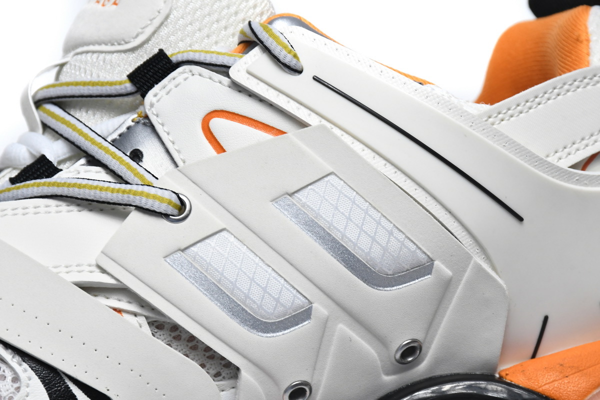 Coco Shoes Balenciaga Track White Orange(Without LED)542436 W1GB1 9059 - Cocoshoesvip.net