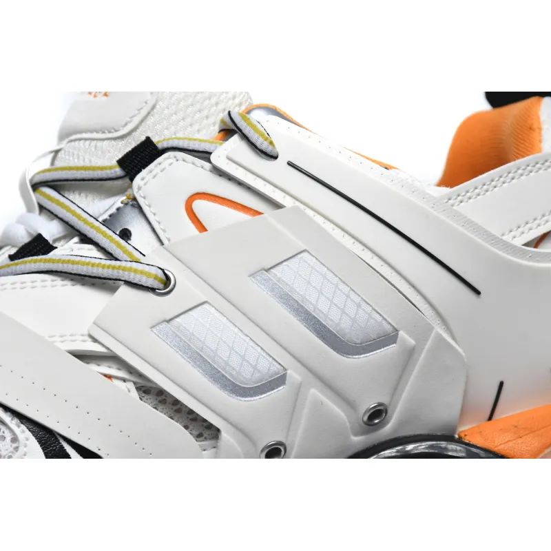 Coco Shoes Balenciaga Track White Orange(Without LED)542436 W1GB1 9059 - Cocoshoesvip.net