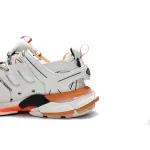 Coco Shoes Balenciaga Track White Orange(Without LED)542436 W1GB1 9059 - Cocoshoesvip.net