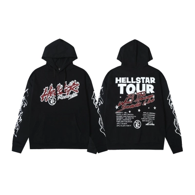 Coco Shoes Hellstar Studios Records Tour Hoodie Black 01