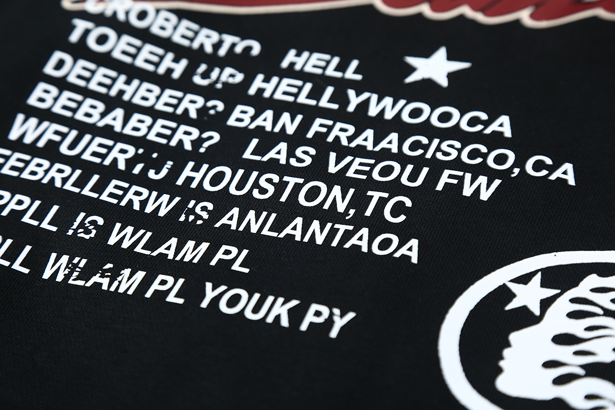 Coco Shoes Hellstar Studios Records Tour Hoodie Black - Cocoshoesvip.net