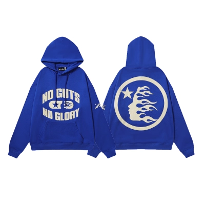 Coco Shoes Hellstar No Guts No Glory Hoodie Blue 01