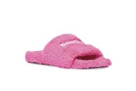 Coco Shoes Balenciaga Furry Slide Pink 654261WBDZ05096 - Cocoshoesvip.net