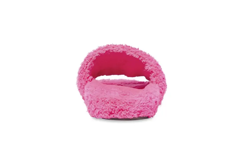 Coco Shoes Balenciaga Furry Slide Pink 654261WBDZ05096 - Cocoshoesvip.net