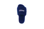 Coco Shoes Balenciaga Furry Slide Blue 654747W2DO14096 - Cocoshoesvip.net