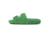 Balenciaga Furry Slide Green 654261W2DO13060