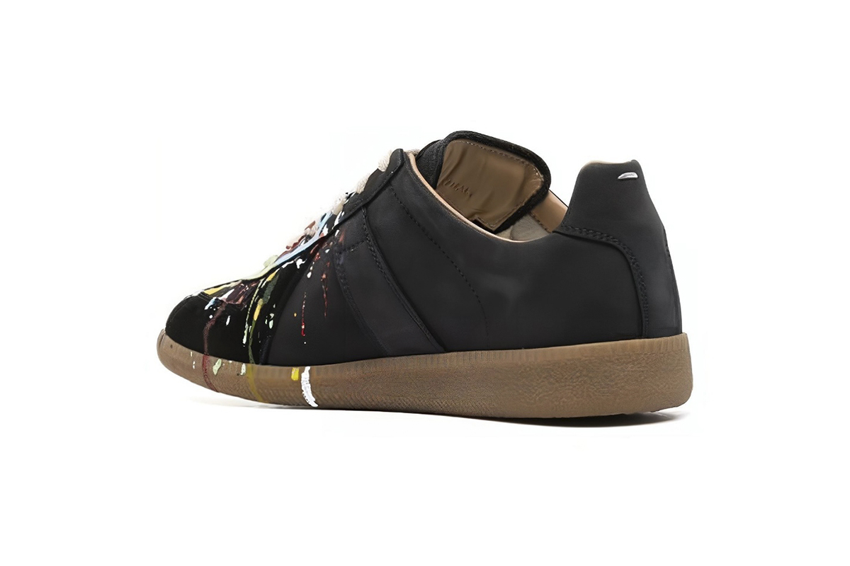 Coco Shoes Maison Margiela Black Paint Replica Sneakers S58WS0101P1892963 - Cocoshoesvip.net