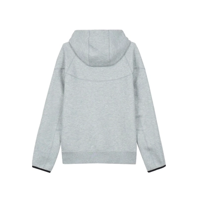 Coco Shoes Nike Sportswear Tech Fleece Full-Zip Hoodie & Joggers Set Dark Heather Grey and Black 02