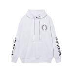 Coco Shoes Chrome Hearts X Matty Boy Horseshoe Pullover Hoodie Black & White - Cocoshoesvip.net