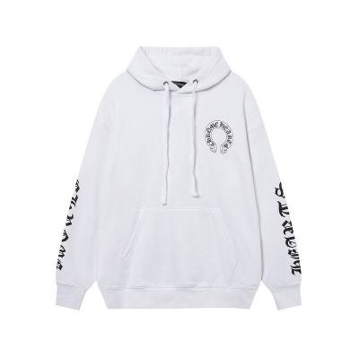 Chrome Hearts X Matty Boy Horseshoe Pullover Hoodie Black & White 02