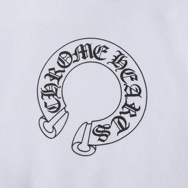 Coco Shoes Chrome Hearts X Matty Boy Horseshoe Pullover Hoodie Black & White - Cocoshoesvip.net