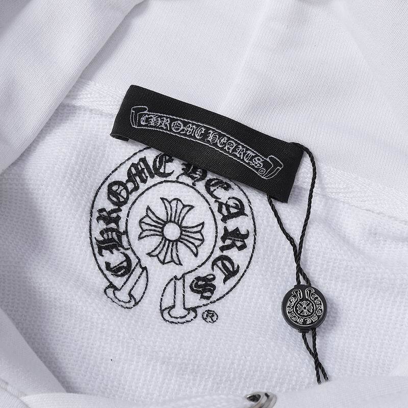 Coco Shoes Chrome Hearts X Matty Boy Horseshoe Pullover Hoodie Black & White - Cocoshoesvip.net