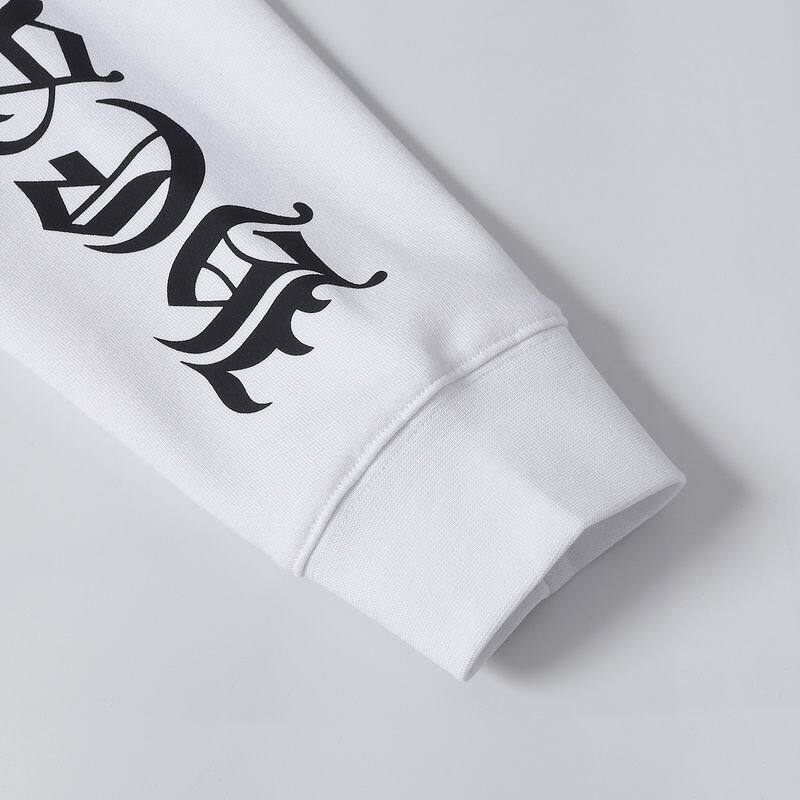 Coco Shoes Chrome Hearts X Matty Boy Horseshoe Pullover Hoodie Black & White - Cocoshoesvip.net